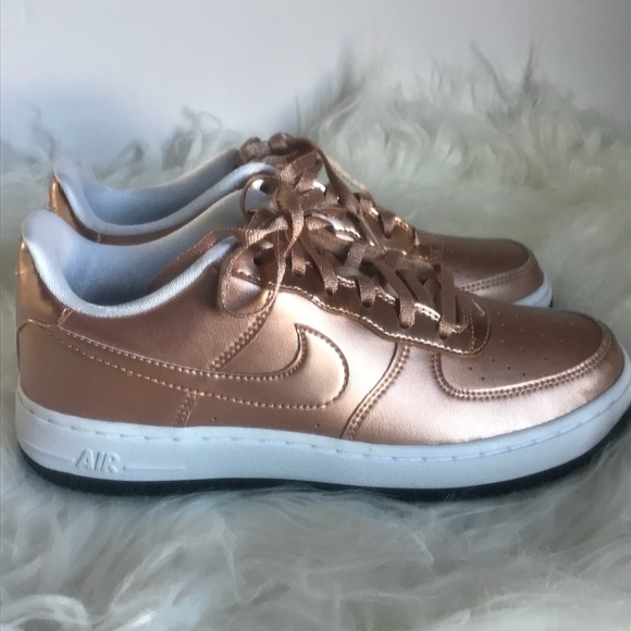 Nike Shoes - Nike Air Force 1 SE rose gold metallic 7